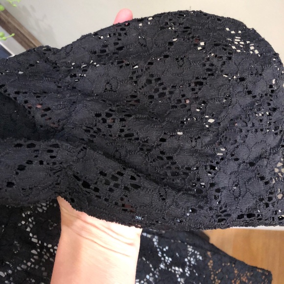 Laundry by Design Crochet Bell Sleeve Cover Up XS - Picture 8 of 10